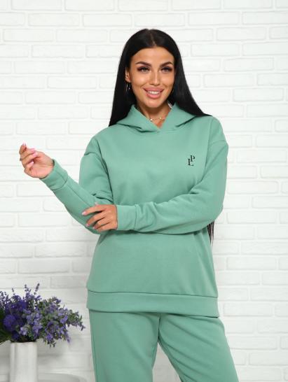 Костюм с брюками, футер с начесом 3-х нитка (01021, оливковый) - фото 13