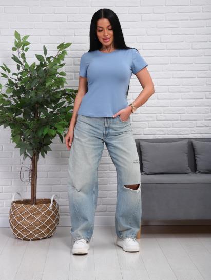 Футболка женская (01078, серо-голубой) - фото 16