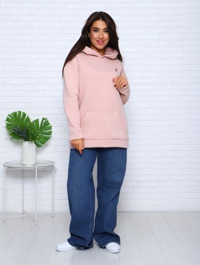 Толстовка с капюшоном, футер с начесом 3-х нитка, бежевый (878-5) - фото 3