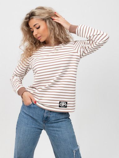 Лонгслив Вайб (вид 2, мокко) - фото 1