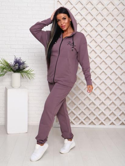 Костюм с брюками, футер с лайкрой 2-х нитка, кофе (907-10) - фото 10