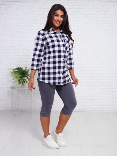 Туника на пуговицах (00974, серый) - фото 16