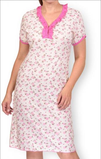 Сорочка двойного крашения с рюшей (235-4) - фото 2