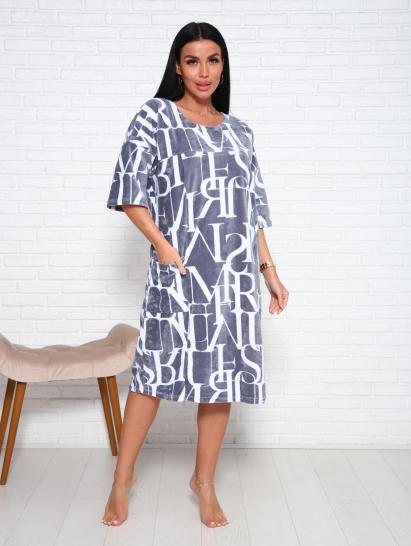 Туника велюровая (01019, серый) - фото 13