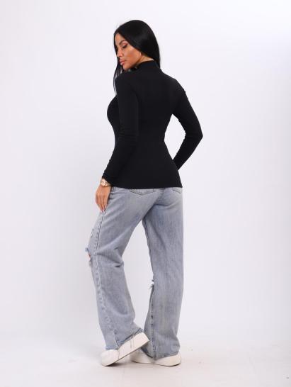Водолазка женская, рибана (01044, черный) - фото 11