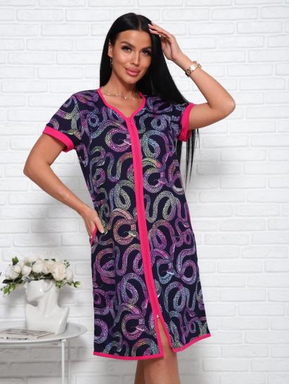 Халат на молнии с карманами (01026, малиновый) - фото 6