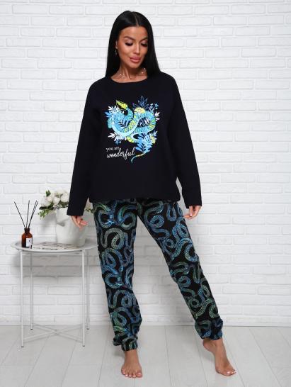 Костюм с брюками (01027. бирюзовый) - фото 10