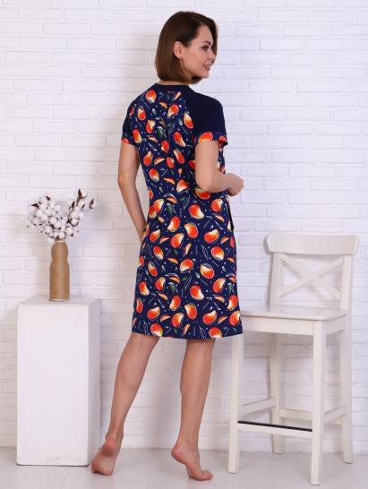 Халат женский на молнии с карманами, "Манго красный" (835-3) - фото 5