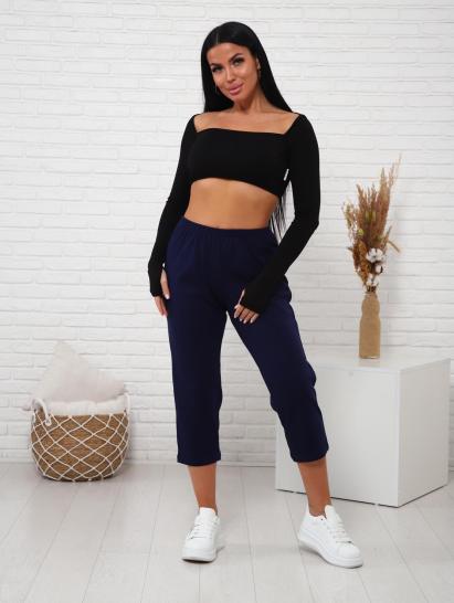 Бриджи трикотажные (01037, синий) - фото 12