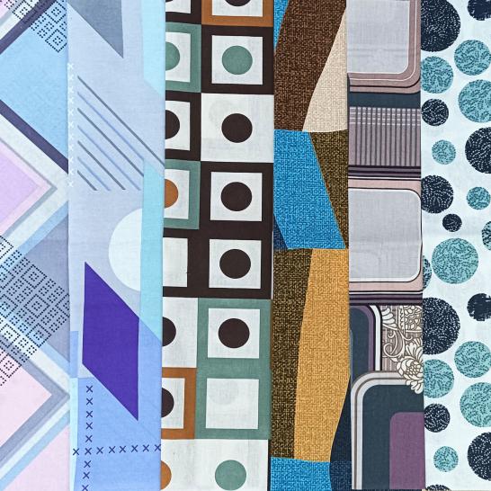 Лоскут Пифагор (12 лоскутов 50*50 см) - фото 4