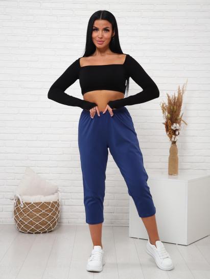 Бриджи трикотажные (01037, индиго) - фото 11