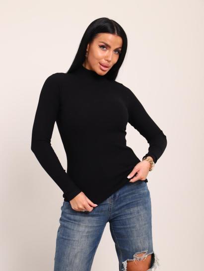 Водолазка женская, кашкорсе (01042, черный) - фото 5