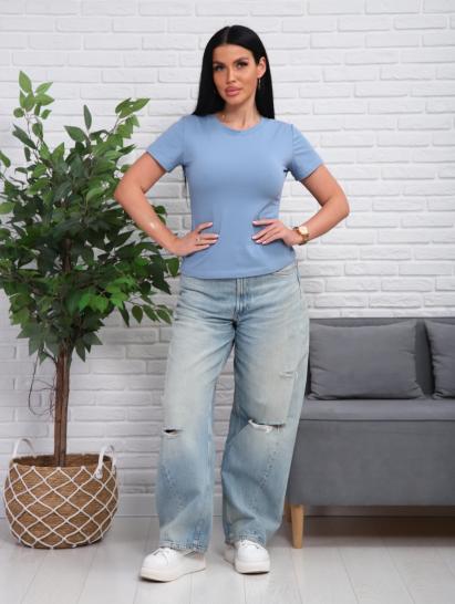 Футболка женская (01078, серо-голубой) - фото 13