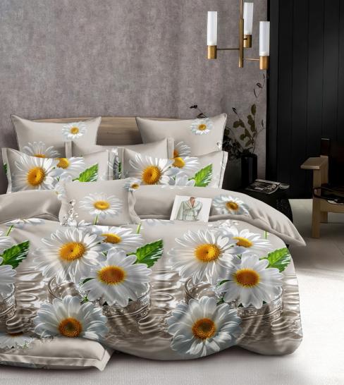 Комплект постельного белья Ромашка бязь - фото 1