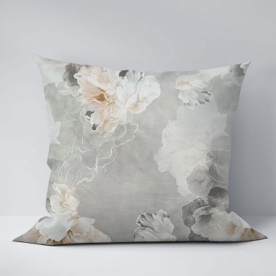 Наволочка Дымчатый пион (основа) сатин - фото 1