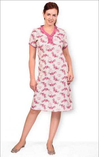 Сорочка двойного крашения с рюшей (235-9) - фото 1