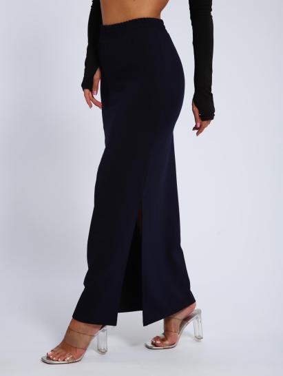Юбка, футер (01056, темно-синий макси) - фото 5