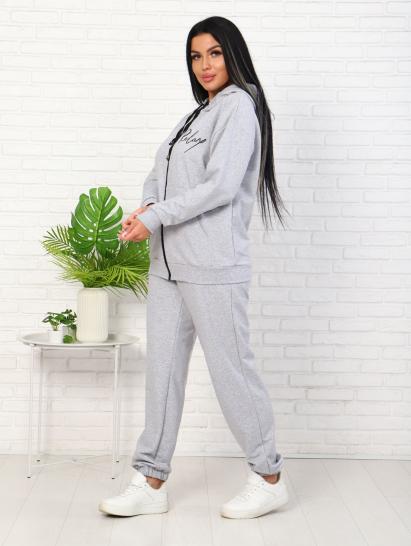 Костюм с брюками, футер с лайкрой 2-х нитка, меланж (907-5) - фото 14