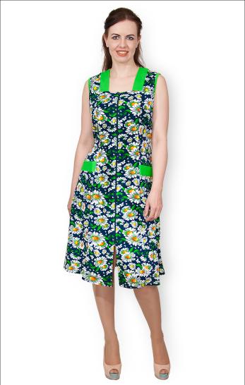 Сарафан на молнии с карманами (144-10) - фото 1