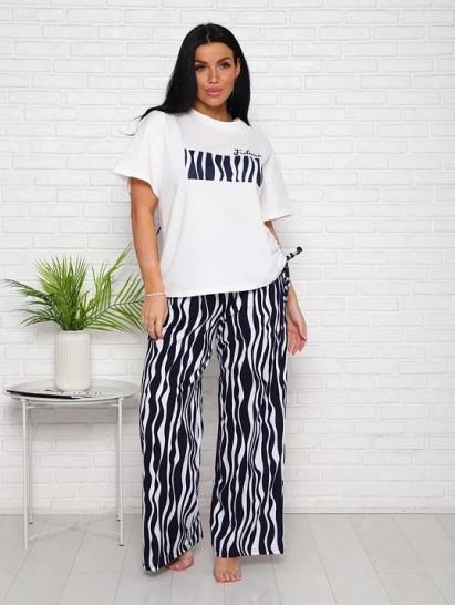 №082 Костюм с брюками Костюм женский Разноцветный - фото 1