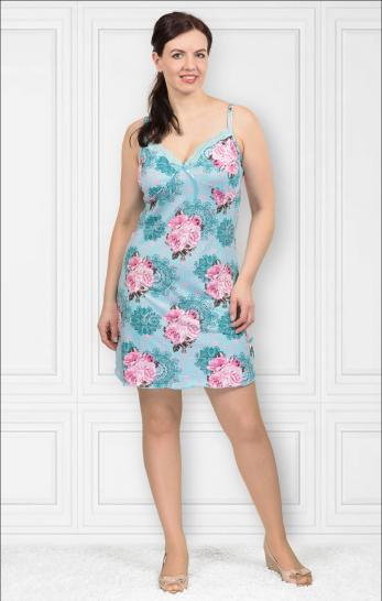 Сорочка вискоза на бретелях (131-16) - фото 1