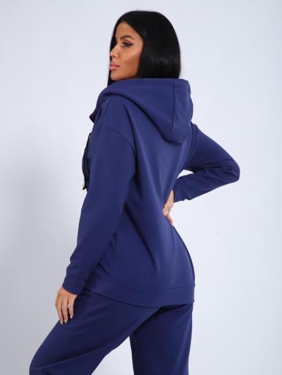 Костюм с брюками, футер с лайкрой 2-х нитка (00907, индиго) - фото 3