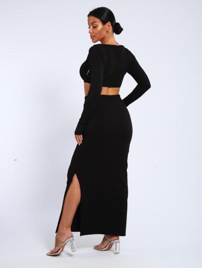 Юбка, футер (01056, черный макси) - фото 8