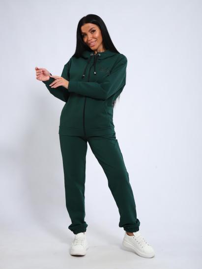 Костюм с брюками, футер с лайкрой 2-х нитка (00907, зеленый) - фото 24
