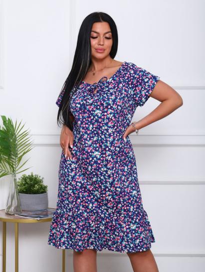 Платье трикотажное, фиолет (916-1) - фото 2