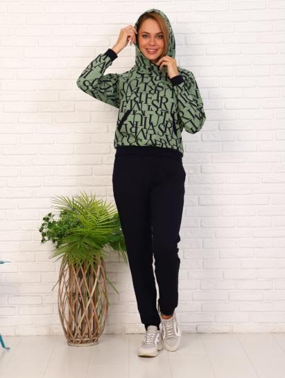 Костюм с капюшоном, футер с лайкрой, мята (660-1) - фото 5