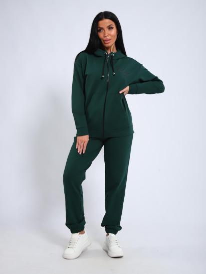 Костюм с брюками, футер с лайкрой 2-х нитка (00907, зеленый) - фото 23