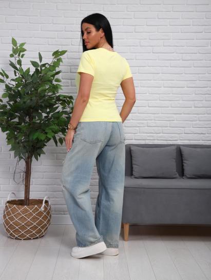 Футболка женская (01078, желтый) - фото 5