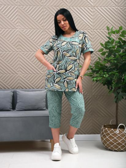 Костюм с бриджами (01070, зеленый) - фото 17