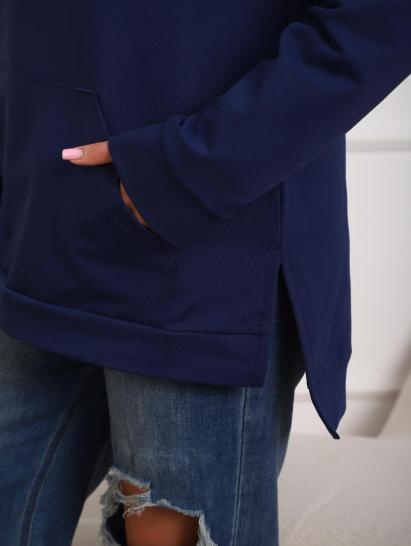 Толстовка футер с капюшоном (01074, индиго) - фото 19