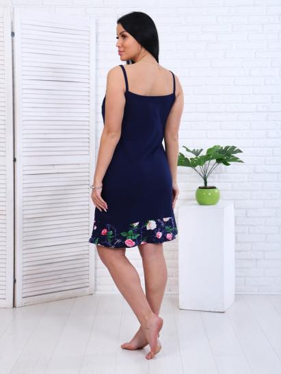 Пеньюар с сорочкой, синий (887-2) - фото 19