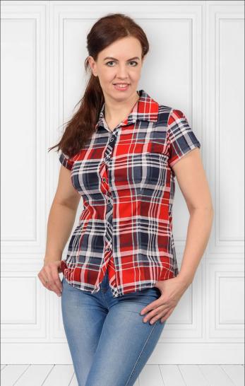 Рубашка с коротким рукавом (271-11) - фото 2