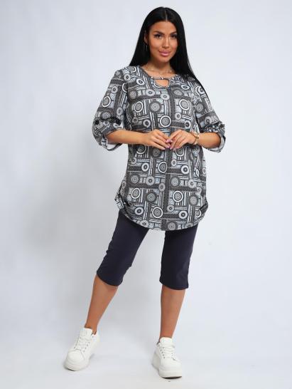 Костюм с бриджами (01052, серый) - фото 4