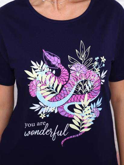 Костюм с шортами, принт (01030. малиновый) - фото 2