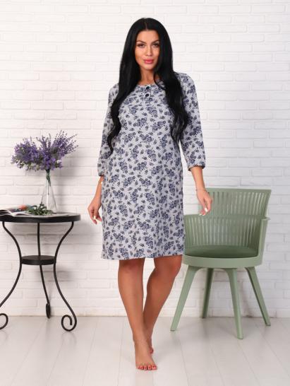 Сорочка из кулирки двойного крашения, цветы (879-2) - фото 8