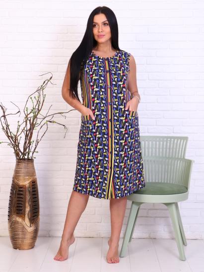 Халат женский на пуговицах, 2 вариант (822-2) - фото 2