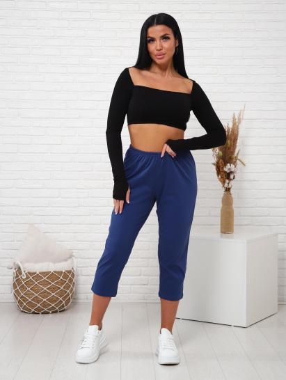 Бриджи трикотажные (01037, индиго) - фото 13