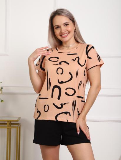 Костюм с шортами (01077, персиковый) - фото 10