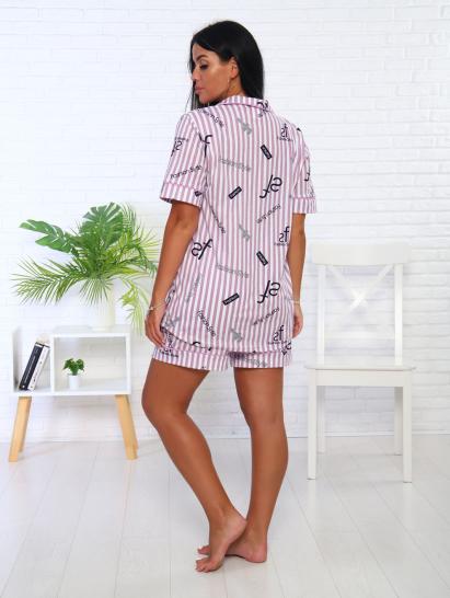 Пижама с шортами, розовый (943-3) - фото 7