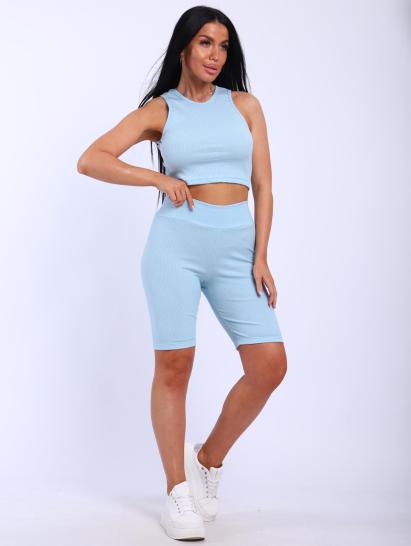 Велосипедки (01047, голубой) - фото 14