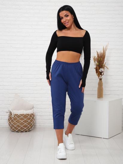 Бриджи трикотажные (01037, индиго) - фото 12