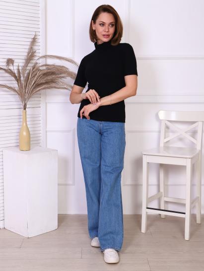 Водолазка женская, рибана с лайкрой (00837, черный) - фото 17