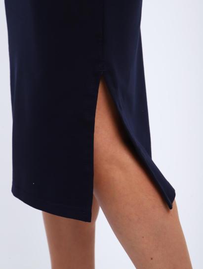 Юбка, футер (01056, темно-синий миди) - фото 18