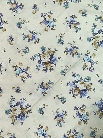 Комплект постельного белья Зима-Лето Цветочная долина поплин - фото 2