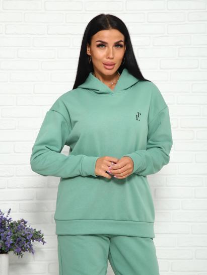 Костюм с брюками, футер с начесом 3-х нитка (01021, оливковый) - фото 20