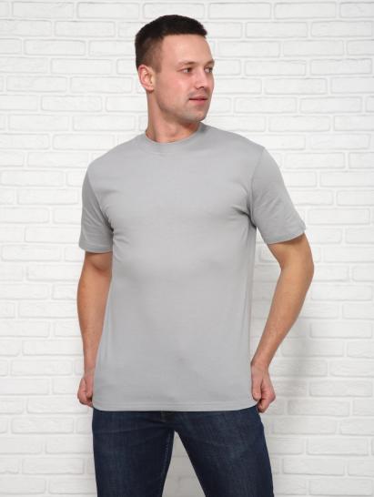 Футболка мужская (01036, светло-серый) - фото 2
